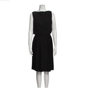 Vintage I.MAGNIN Knee-Length Pleated Dress